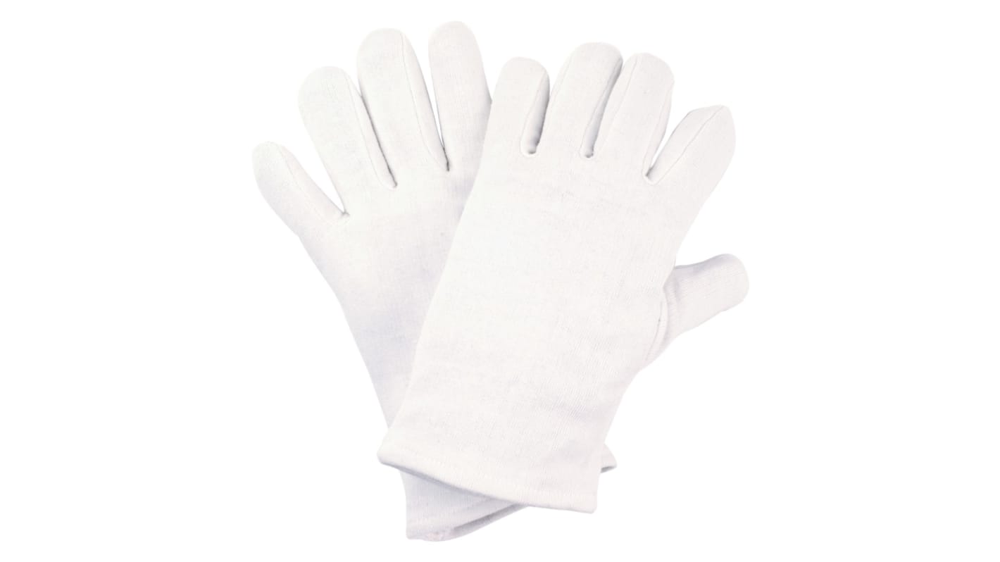 NITRAS SAFETY 5310 White Cotton Mechanical Protection Work Gloves, Size 7