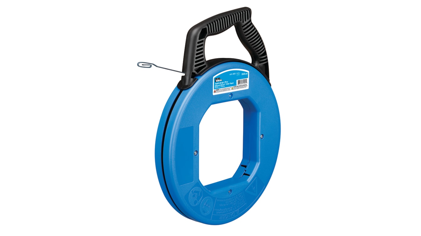 Ideal Industries Blue Hook & Loop Tape, 3.2mm x 60ft
