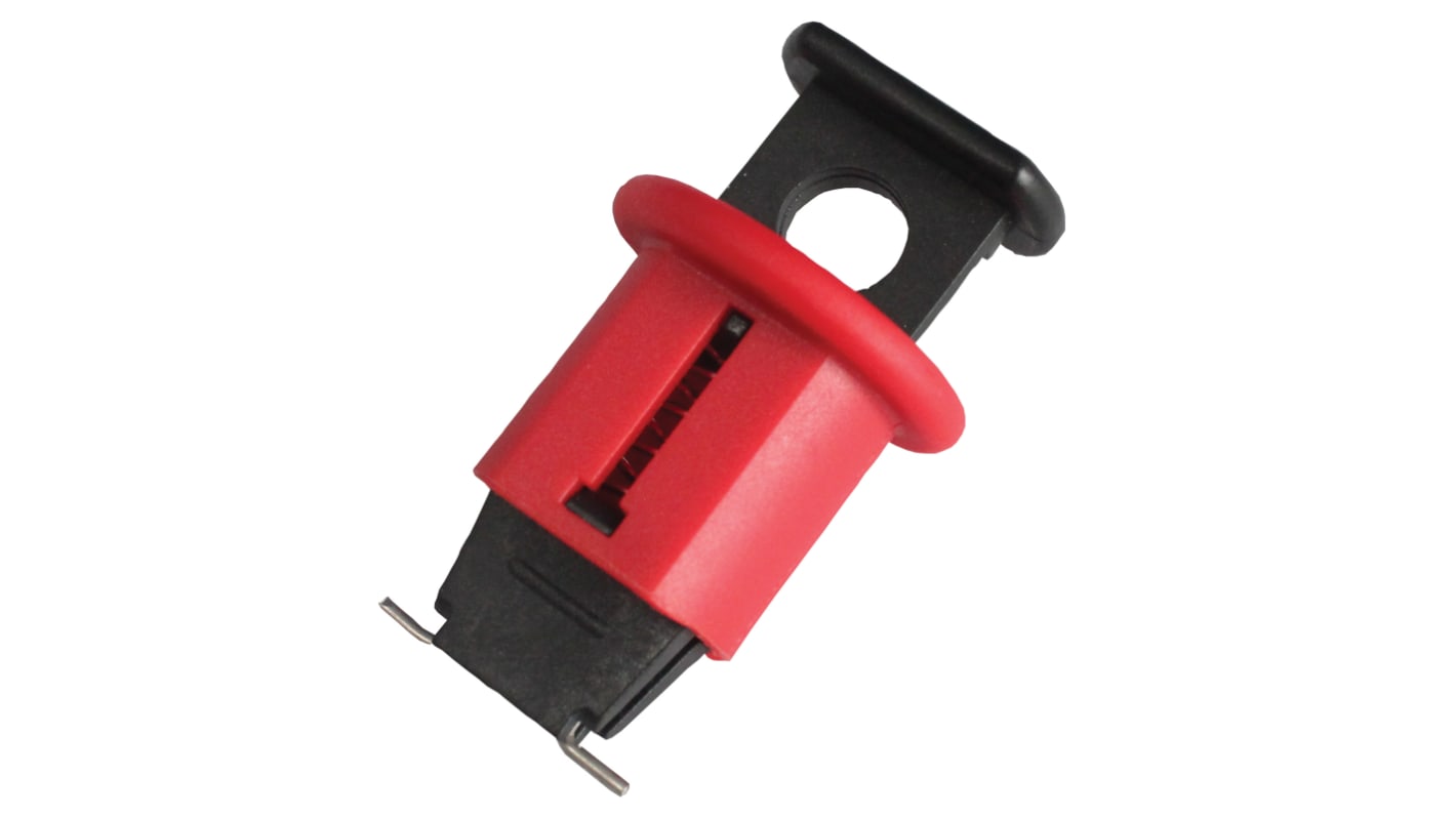 Ideal Industries Kunststoff Halter Typ Absperr-Satz, 1-fach Verriegelung, Rot