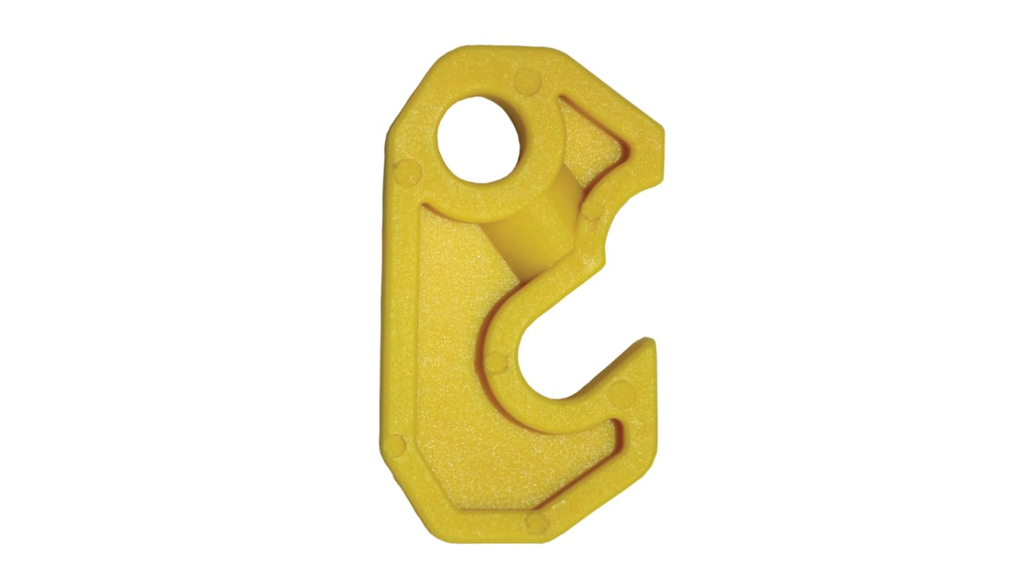 Ideal Industries Kunststoff Halter Typ Absperr-Satz, 1-fach Verriegelung, Gelb