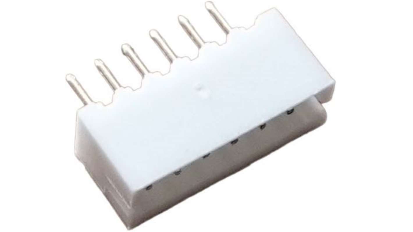 RS PRO Straight Through Hole PCB Header, 6 Contact(s), 1.5mm Pitch, 1 Row(s), Shrouded