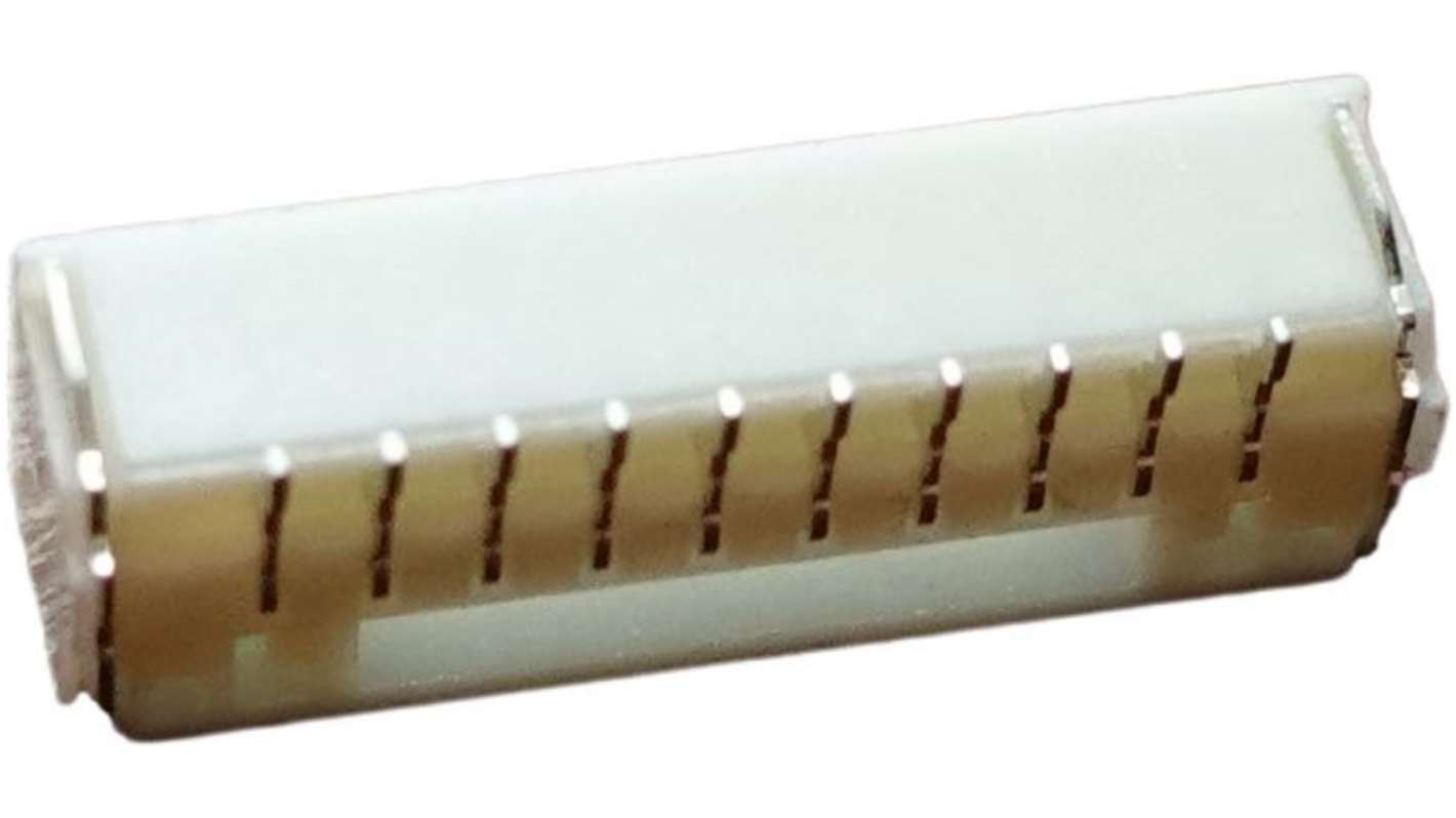 RS PRO Straight Surface Mount PCB Header, 10 Contact(s), 1.25mm Pitch, 1 Row(s), Shrouded
