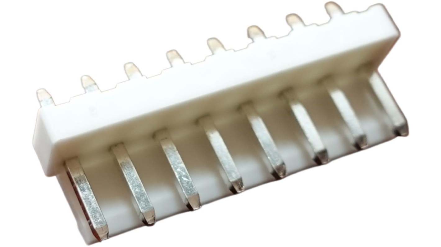 RS PRO Straight Through Hole PCB Header, 8 Contact(s), 3.96mm Pitch, 1 Row(s), Shrouded