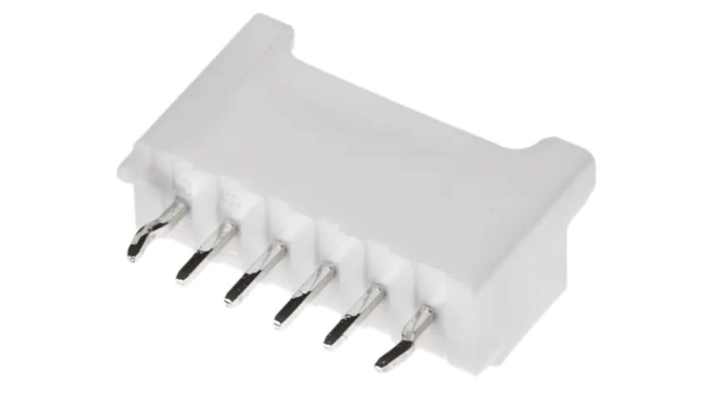 RS PRO Straight Through Hole PCB Header, 6 Contact(s), 2mm Pitch, 1 Row(s), Shrouded