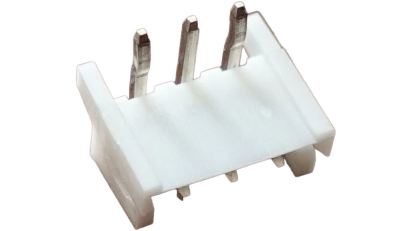 RS PRO Right Angle Through Hole PCB Header, 3 Contact(s), 2.5mm Pitch, 1 Row(s), Shrouded