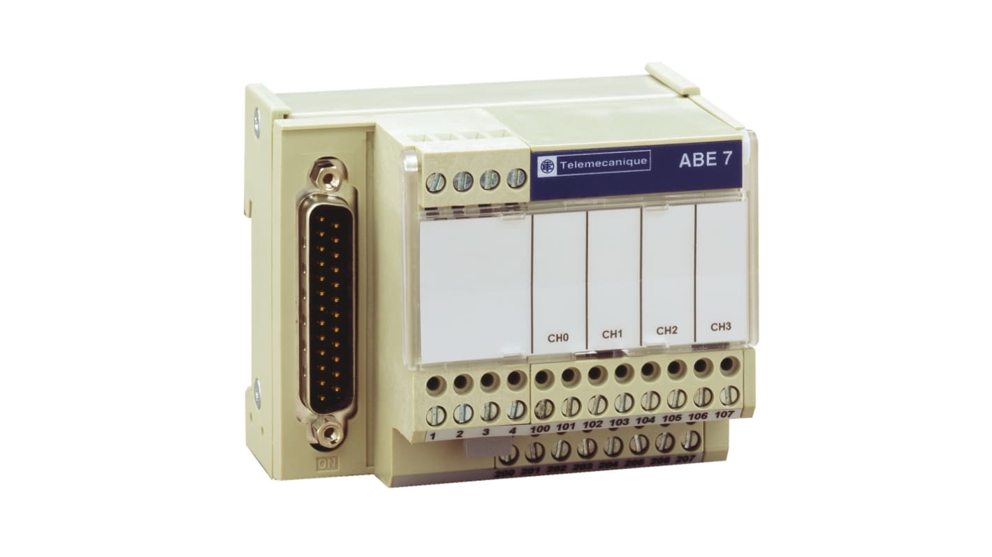 Podstawa Schneider Electric Moduł podstawowy ABE7 do systemu Advantys ABE7 Telefast ABE7CPA410 83 x 67 x 82 mm