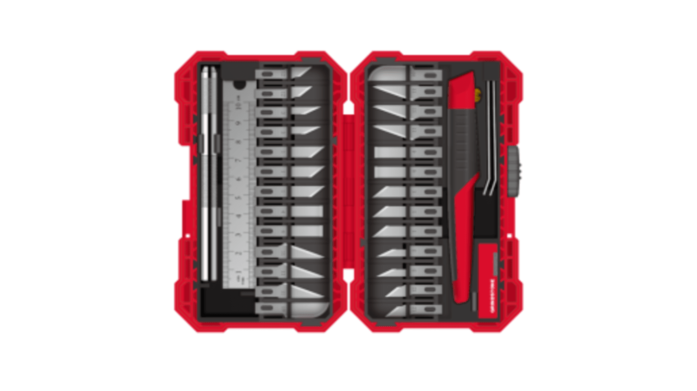 RS PRO Knife Craft Knife Set, 1, 3, 4, 10, 11, 12 Blade