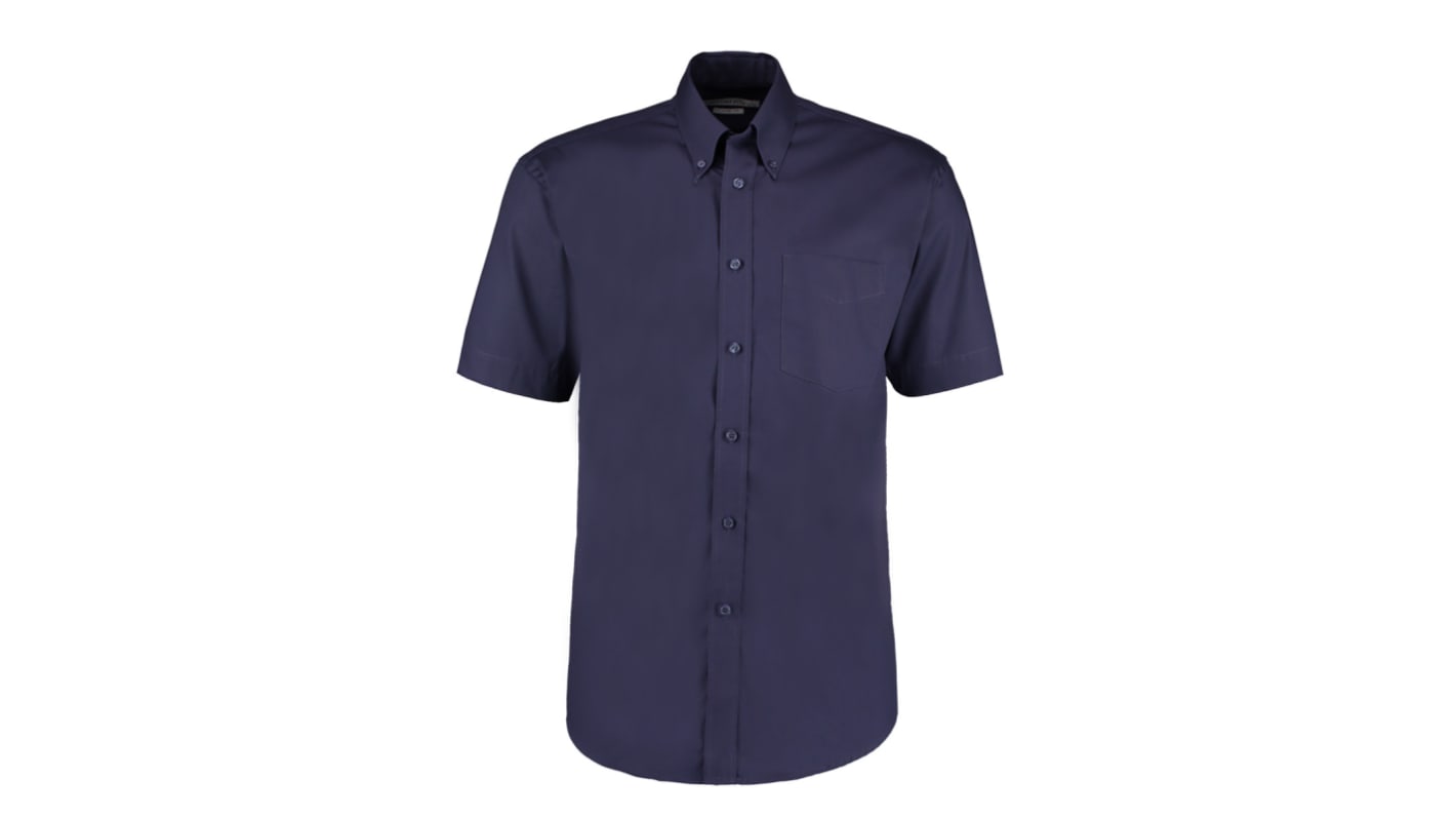 Kustom Kit KK109A Blue Cotton, Polyester Shirt