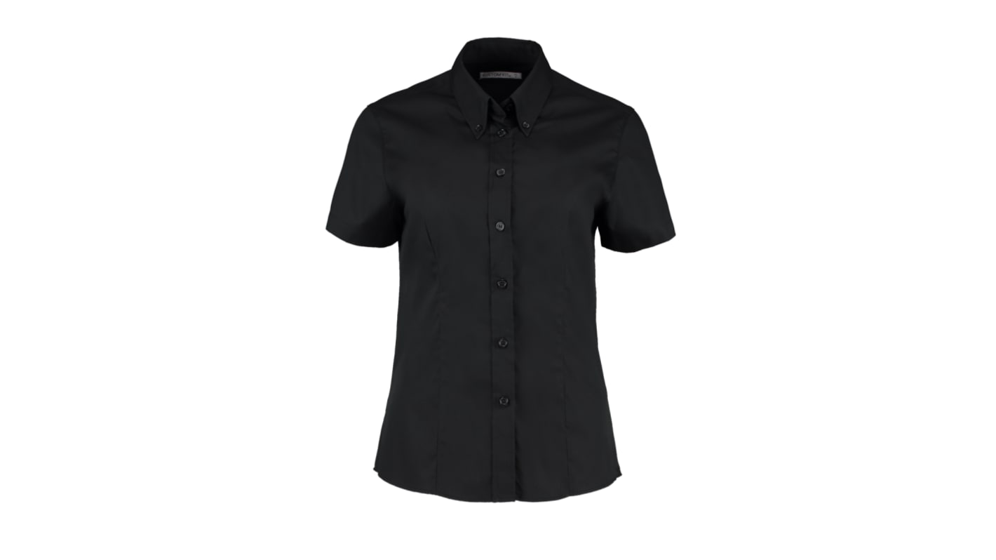 Camisa para mujer Kustom Kit KK701 de Algodón, poliéster de color Negro