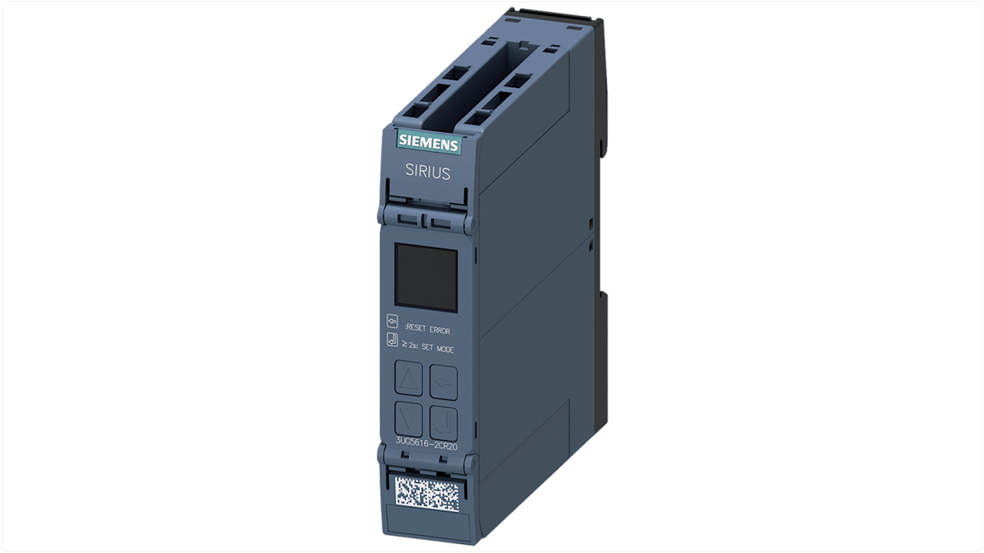 シーメンス モニタリングリレー, DPDT, DINレール, 90 → 760V ac, 3UG5616-2CR20