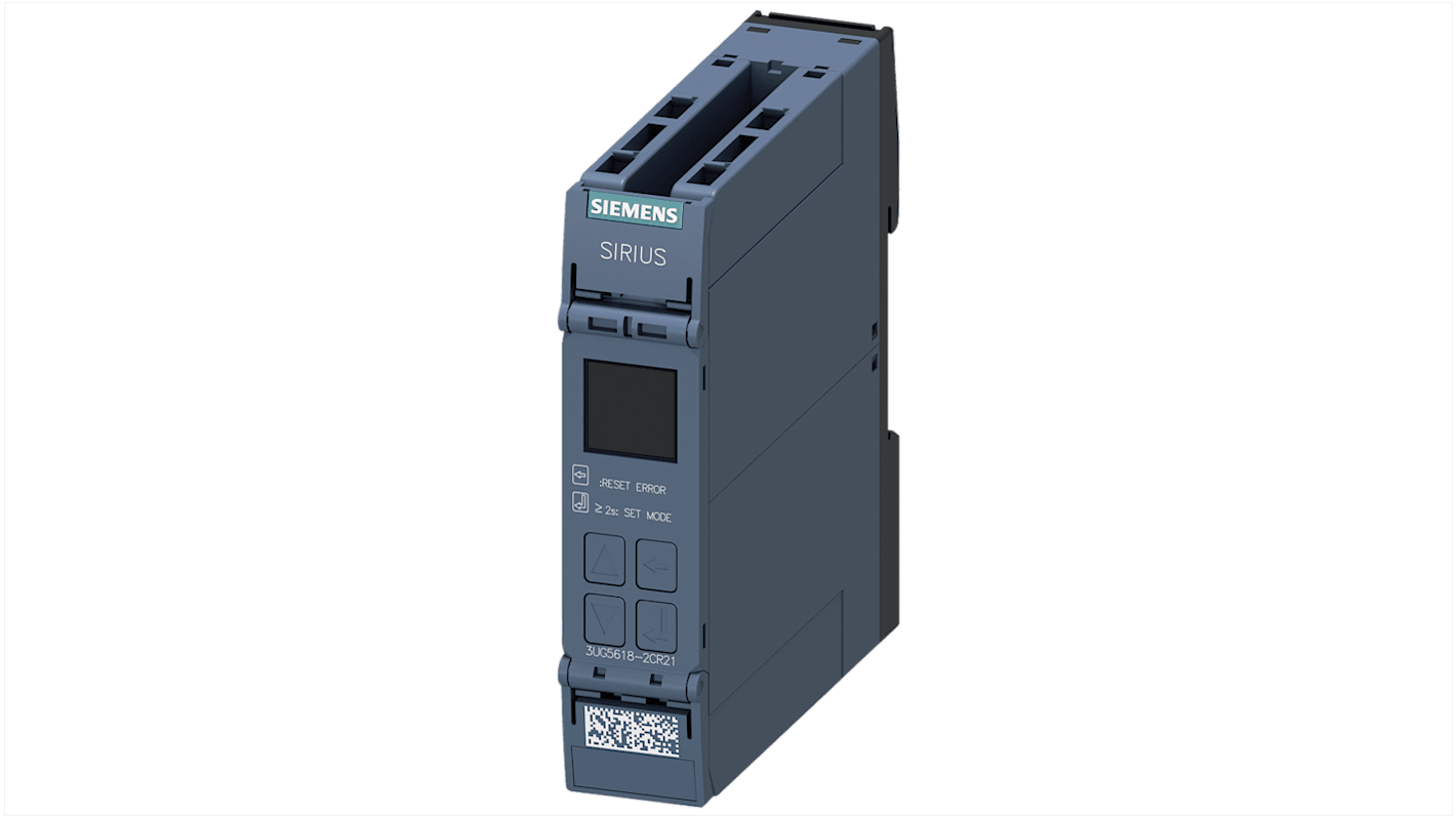 シーメンス モニタリングリレー, DPDT, DINレール, 90 → 760V ac, 3UG5618-2CR21