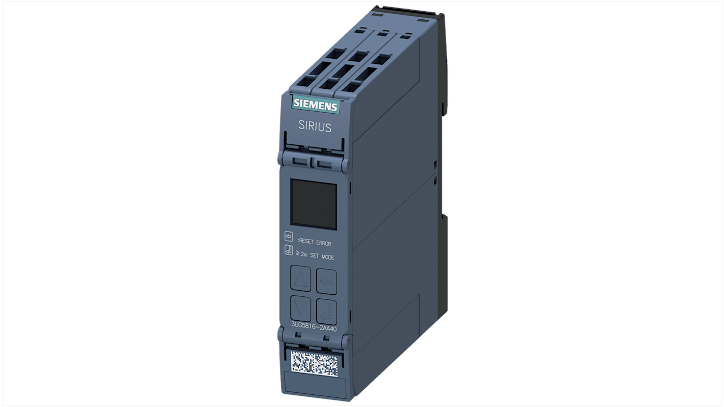 Siemens Frequency, Phase, Voltage Monitoring Relay, 3 Phase, SPDT, 90 → 760V ac, DIN Rail