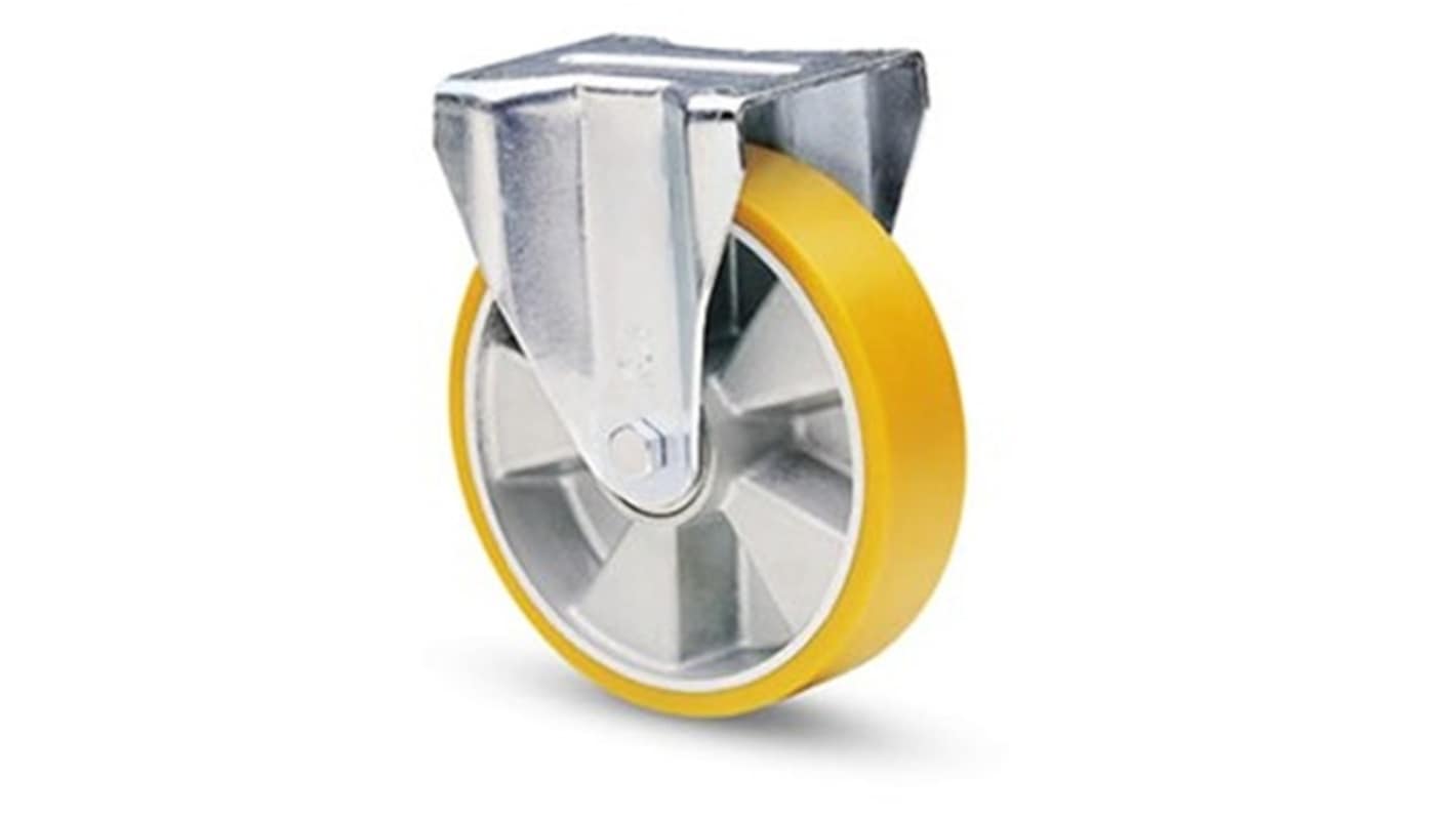 RS PRO Fixed Castor Wheel, 170kg Capacity, 125mm Wheel