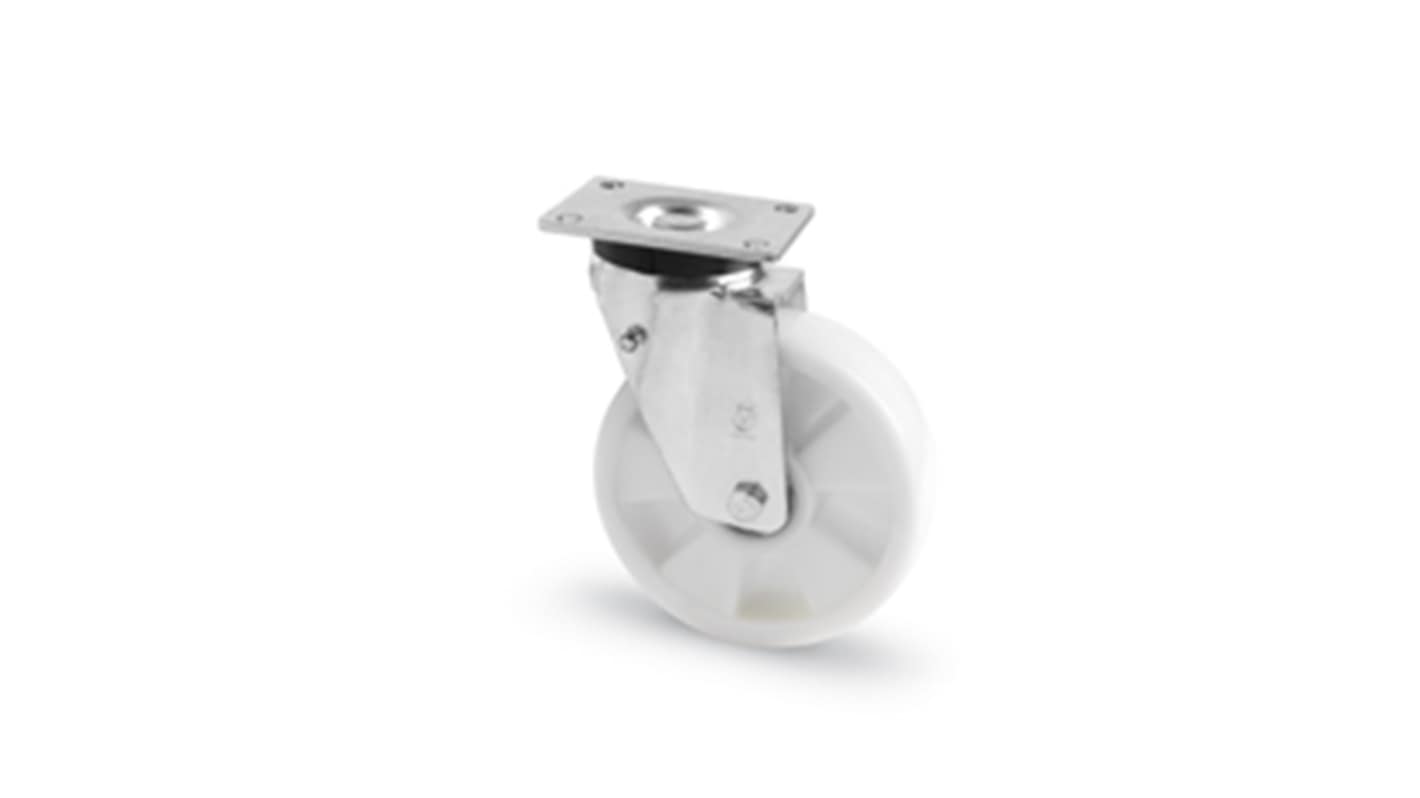 RS PRO Swivel Castor Wheel, 300kg Capacity, 100mm Wheel