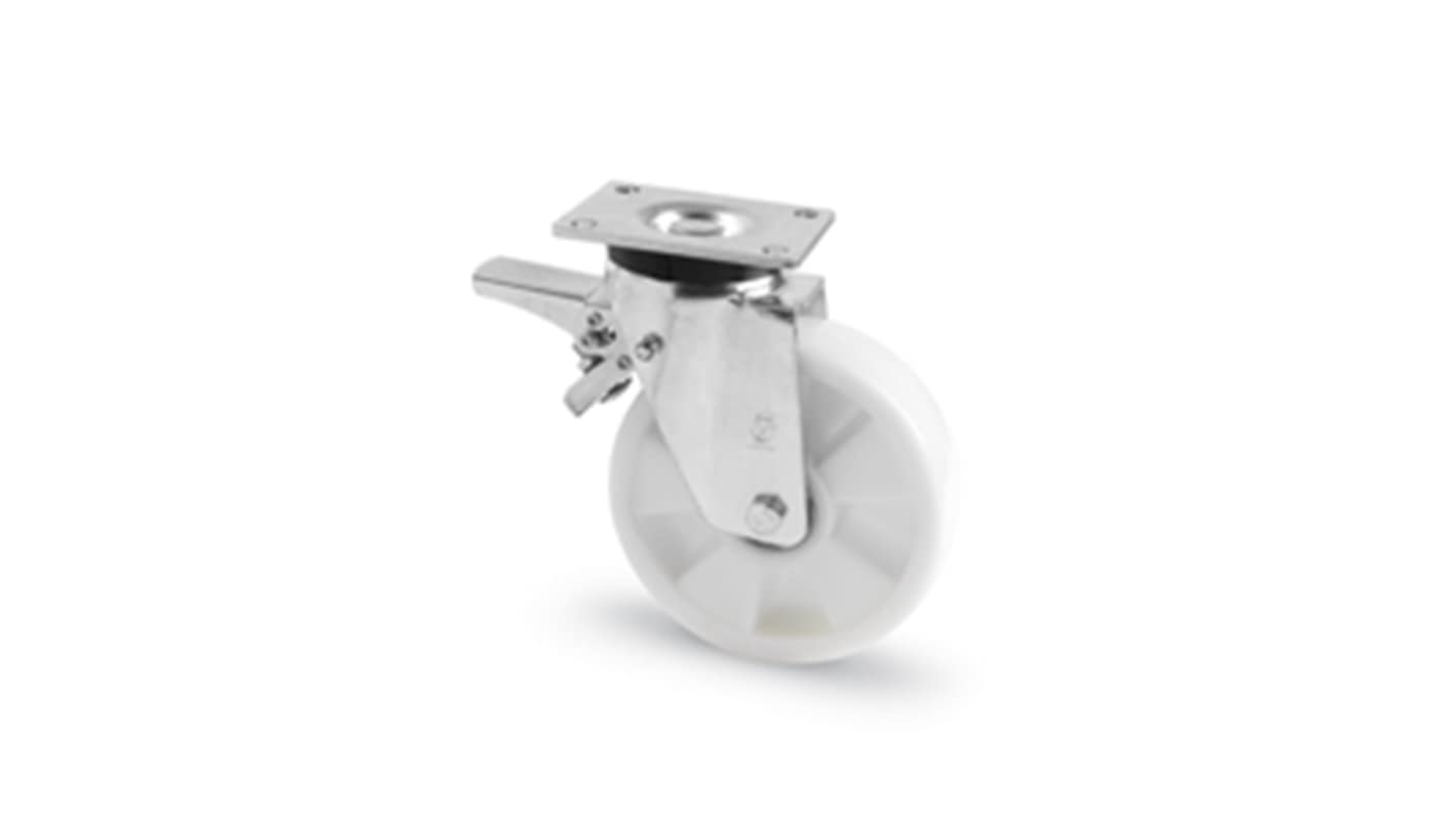 RS PRO Swivel Castor Wheel, 800kg Capacity, 200mm Wheel