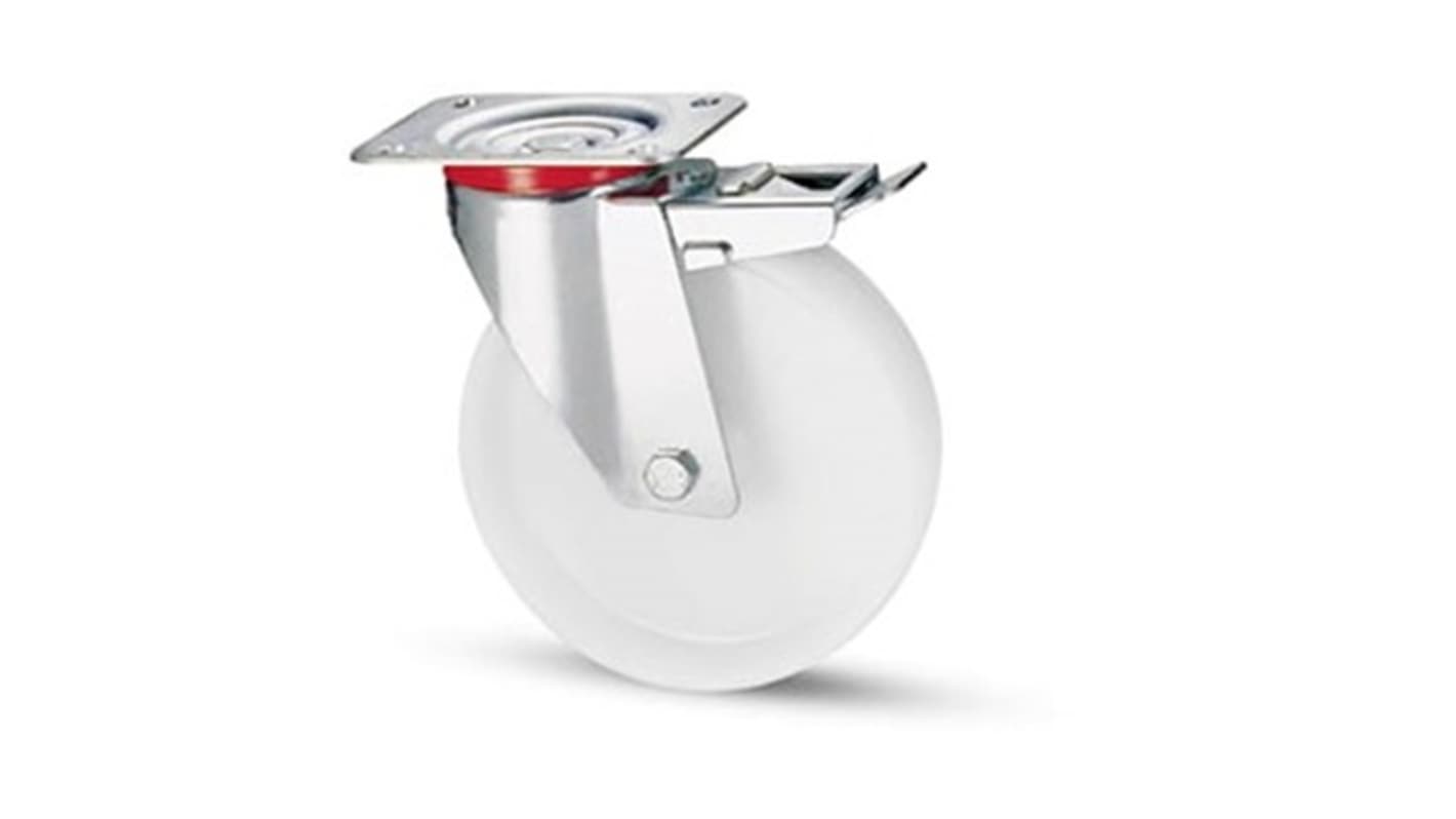 RS PRO Swivel Castor Wheel, 170kg Capacity, 125mm Wheel