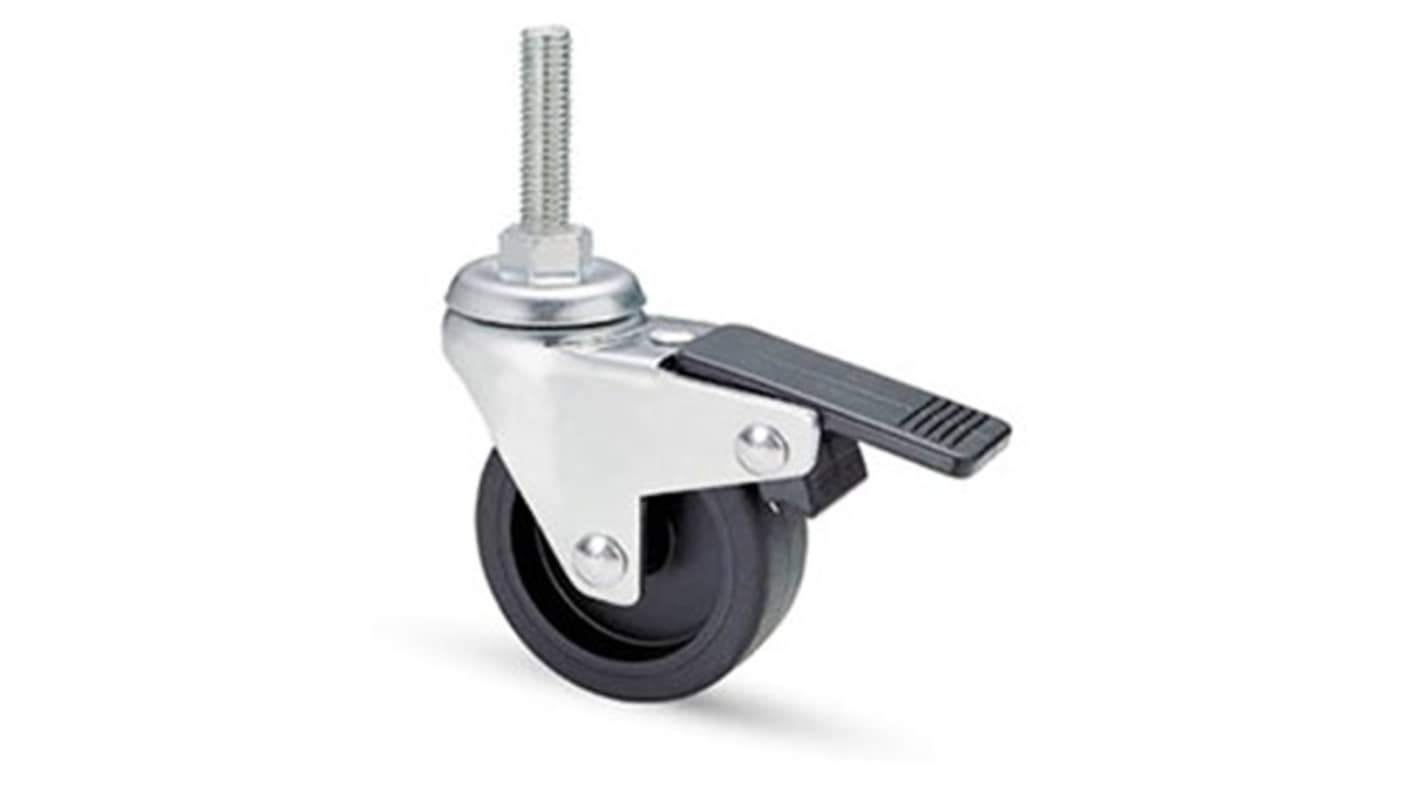 RS PRO Swivel Castor Wheel, 60kg Capacity, 100mm Wheel