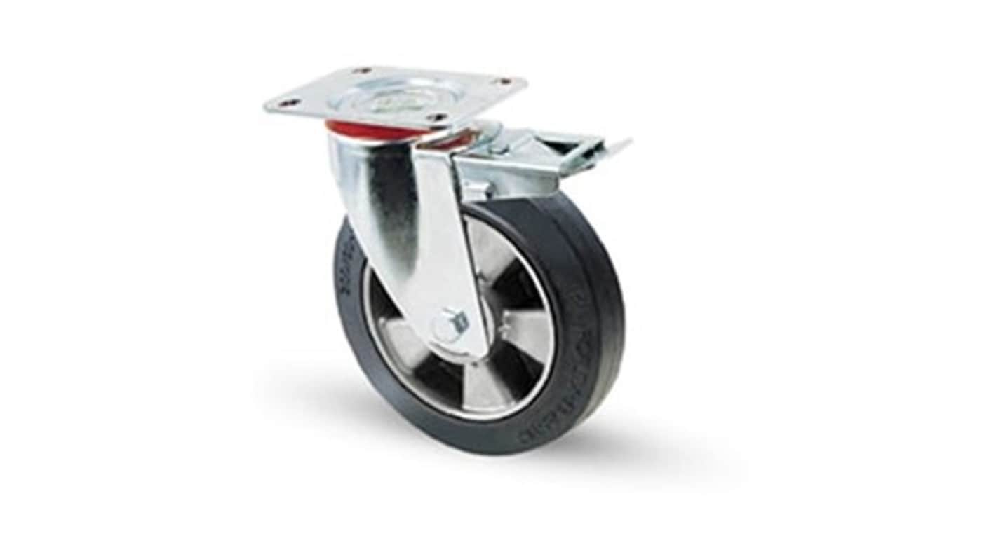 Ruota per carrelli orientabile RS PRO in Gomma, Ø 160mm, 300kg
