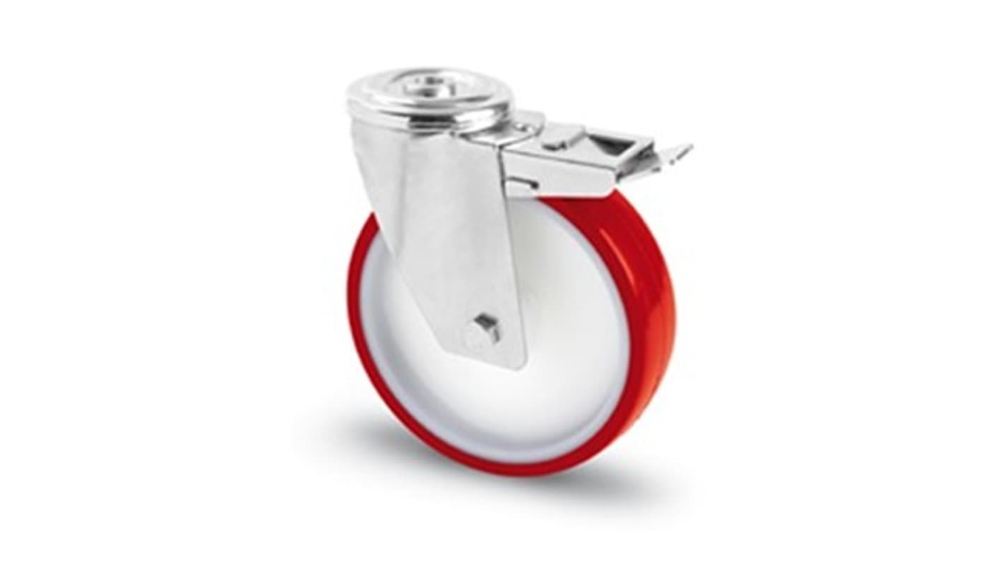 RS PRO Swivel Castor Wheel, 120kg Capacity, 100mm Wheel