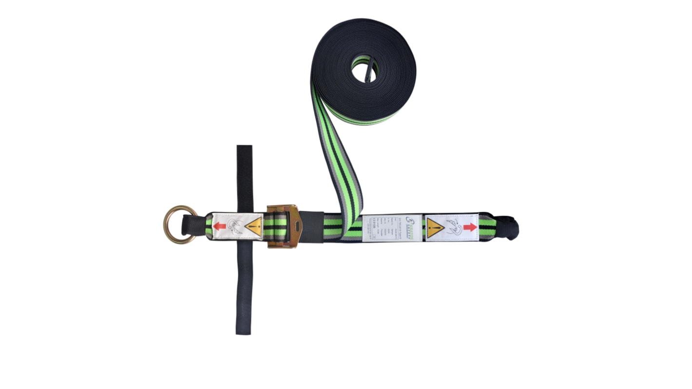 KRATOS SAFETY 10m Restraint Adjustable Lanyard Karabiner Single