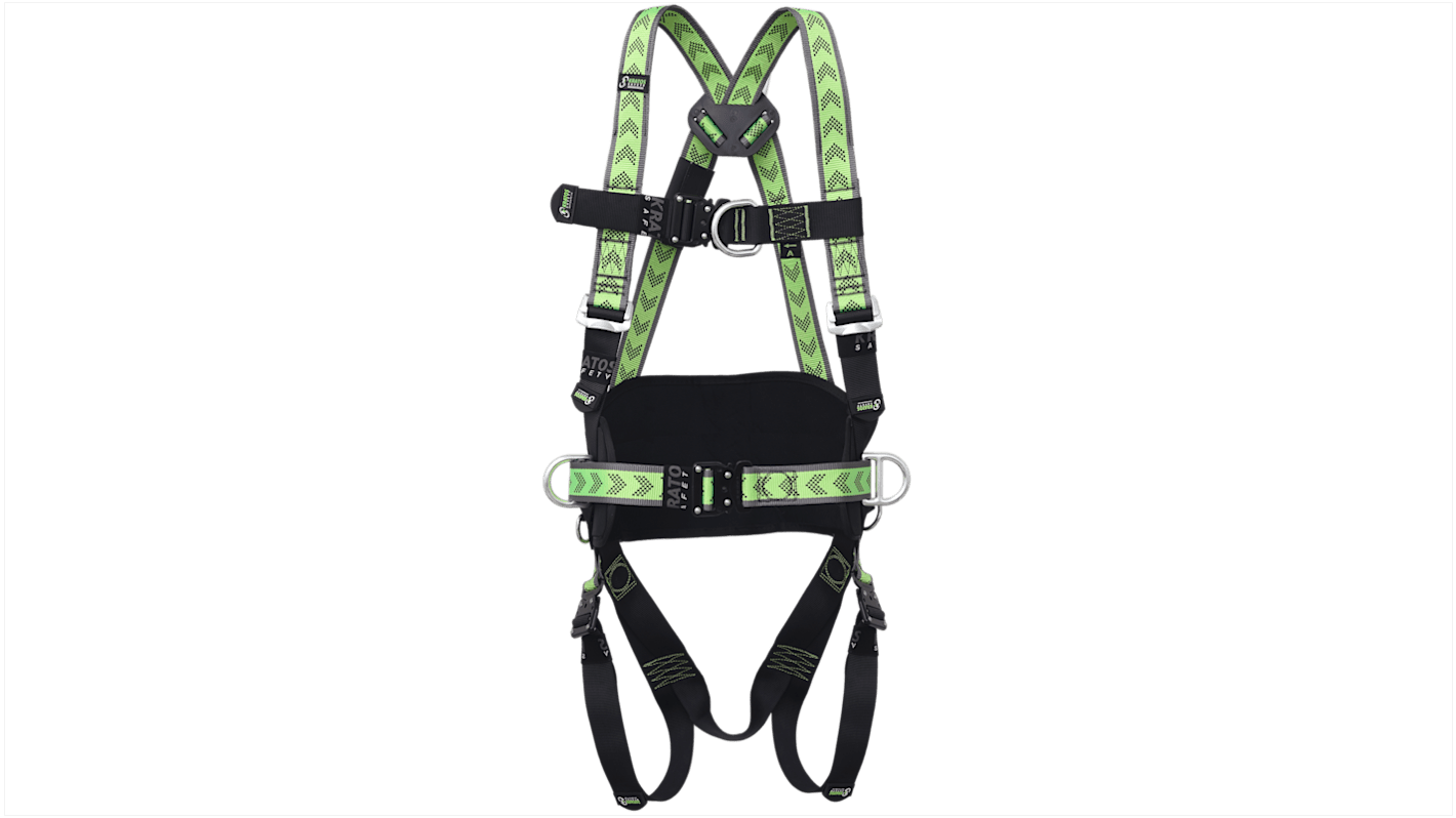 KRATOS SAFETY FA1020500A Front, Rear, Sides Attachment Fall Arrest Harness, 140kg Max, S/M/L