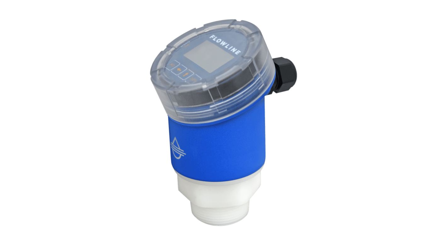 Flowline LR83 Series Radar Level Sensor, 4-20mA, HART Output, Flange Mount, Polybutylene Terephthalate Body
