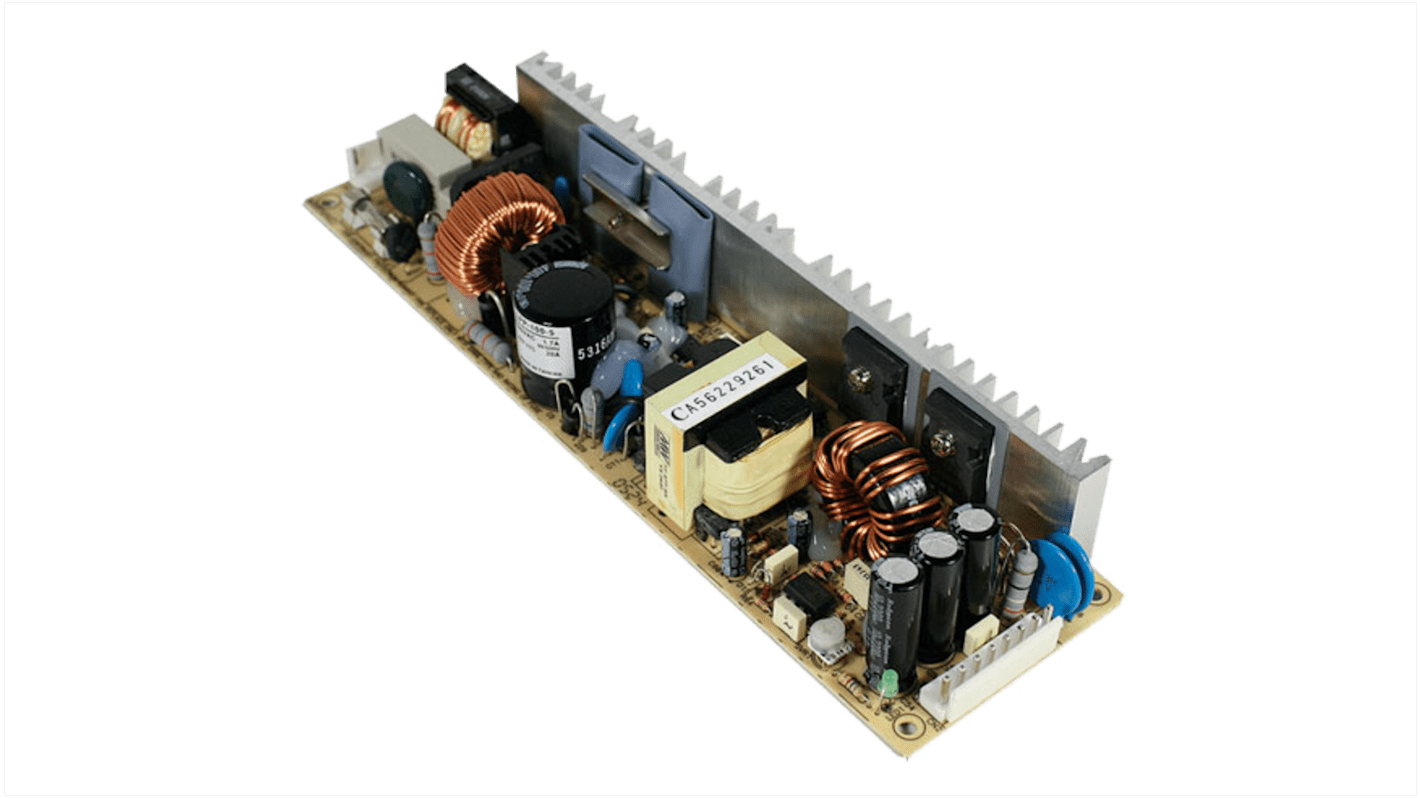 MEAN WELL Switching Power Supply, LPP-100-24, 24V dc, 4.2A, 100W, 1 Output, 110/230V Input Voltage