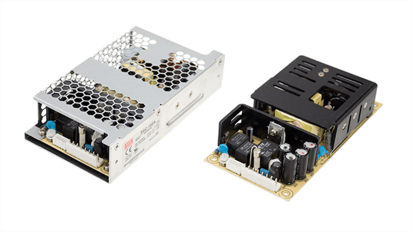 MEAN WELL Switching Power Supply, PSC-160B-C, 27.6V dc, 5.8A, 160W, 1 Output, 110/230V Input Voltage