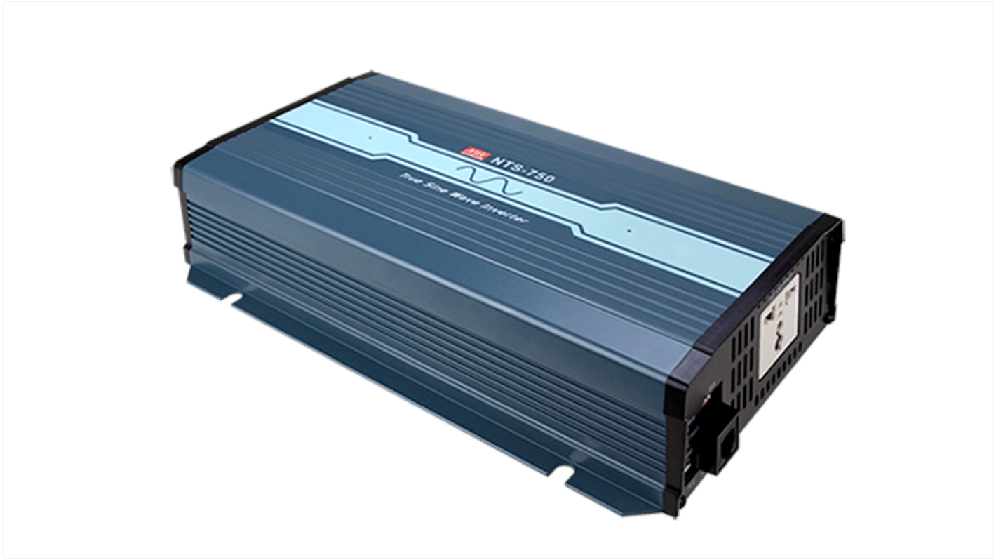 MEAN WELL 车载电源, 12V 直流输入, 750W连续输出功率, 200/220/230/240V 交流输出