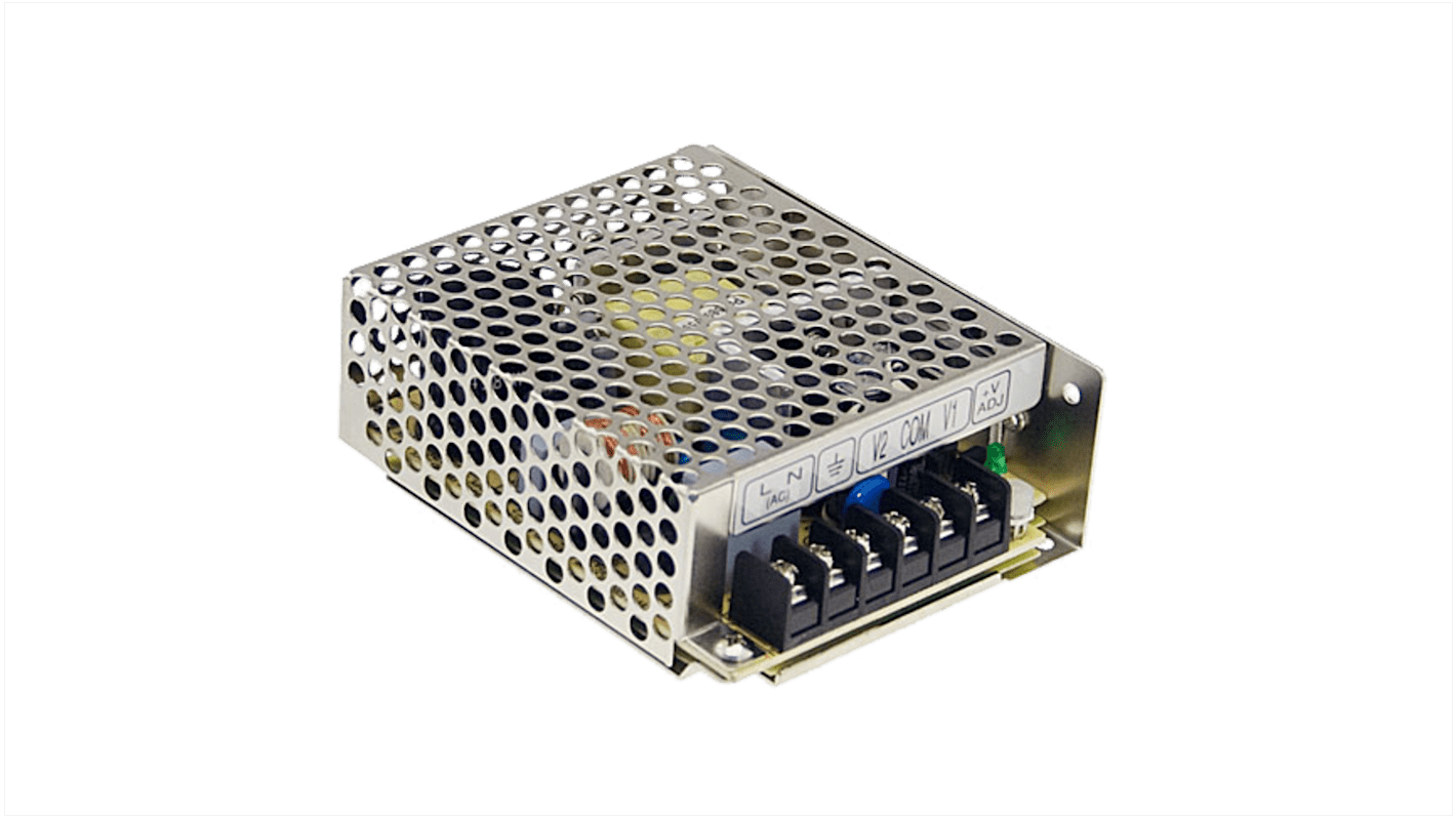 Alimentatore switching MEAN WELL RD-3513, 35W, ingresso 110/230V, uscita , uscita da 13.5 to 13.5V cc, 1.3A, 2 uscite