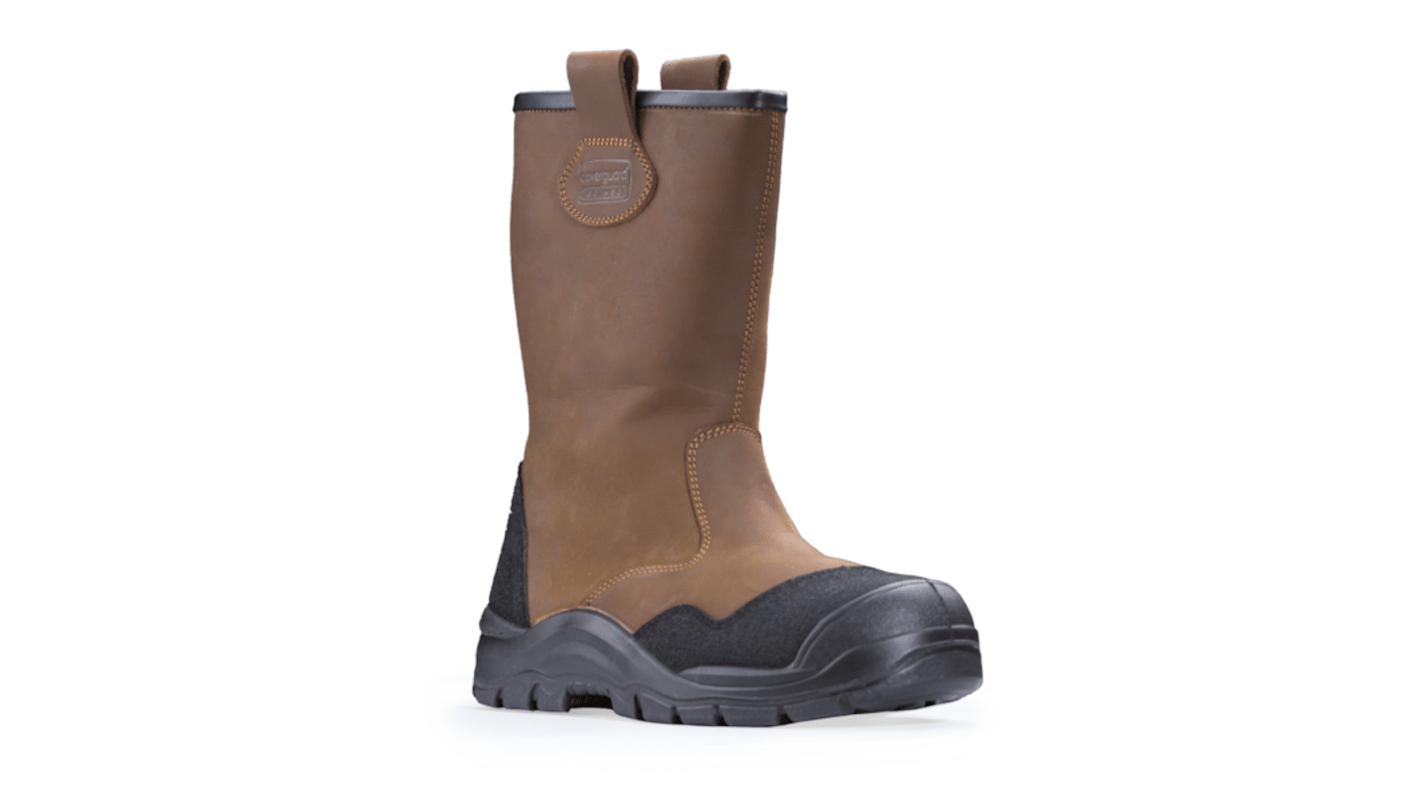 Coverguard PYROPE Brown Composite Toe Capped Unisex Safety Boot, UK 11, EU 46