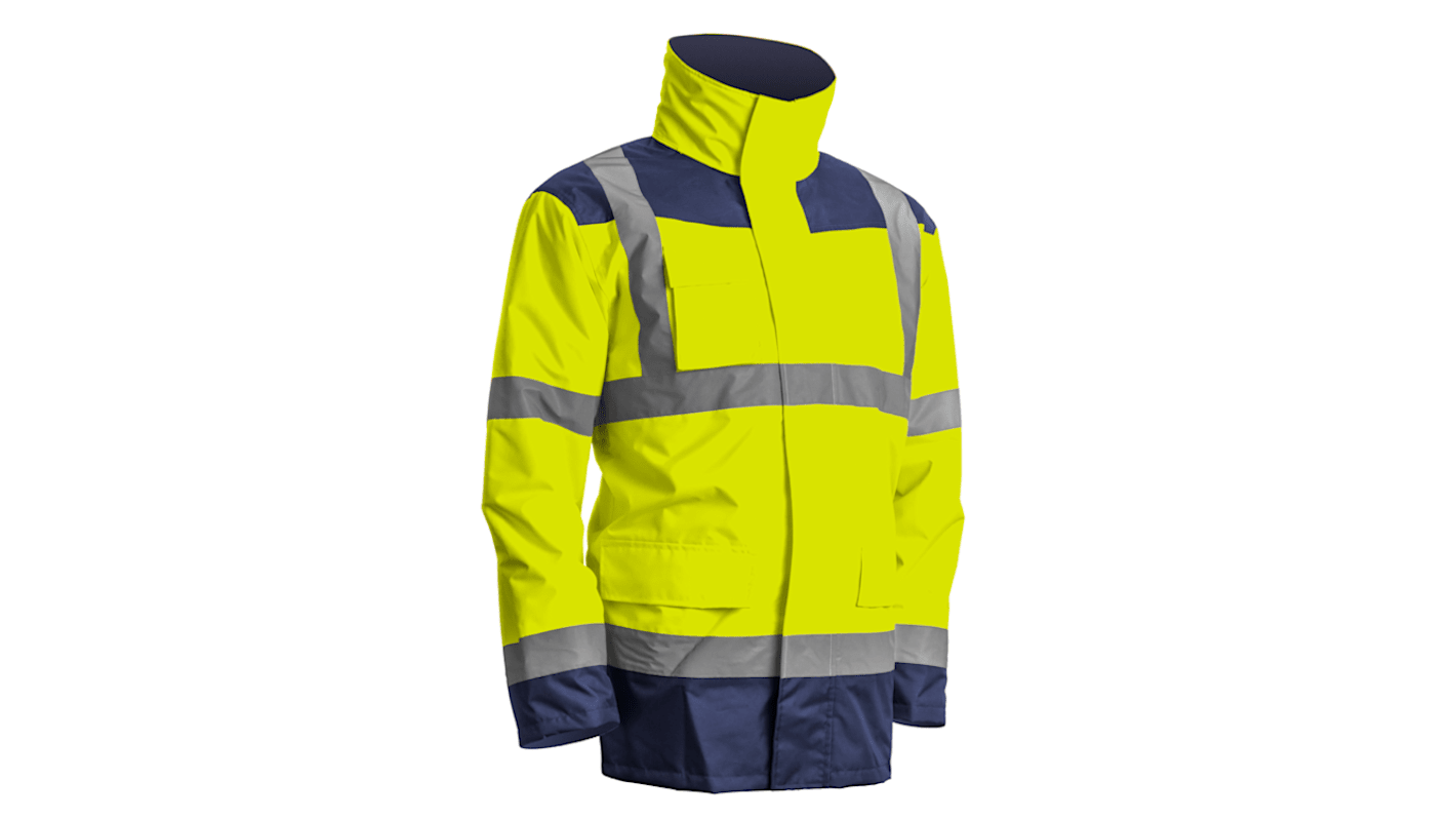 Coverguard KANATA Yellow/Navy Unisex Hi Vis Parka, M