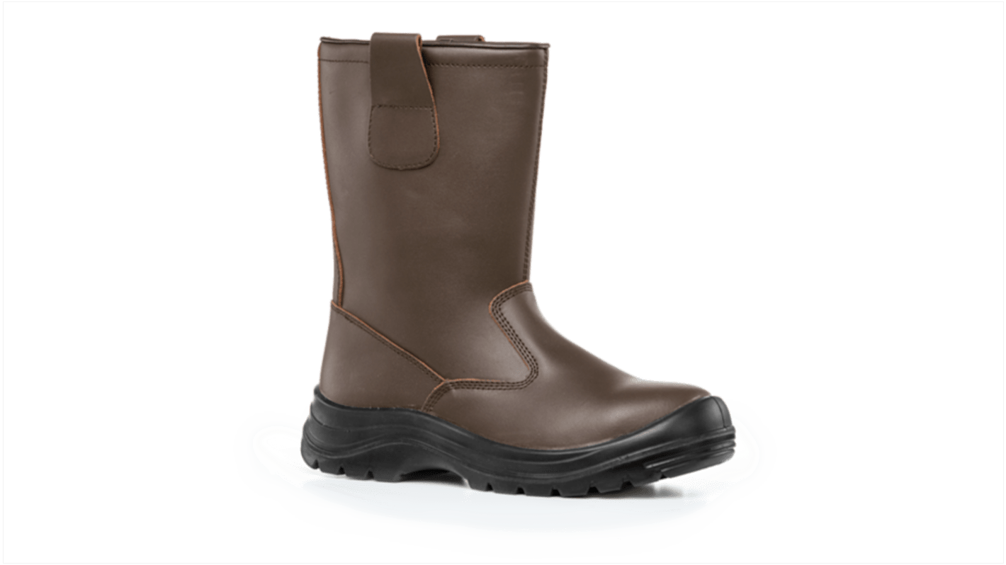 Coverguard PATAGONITE Brown Steel Toe Capped Unisex Safety Boots, UK 8, EU 42