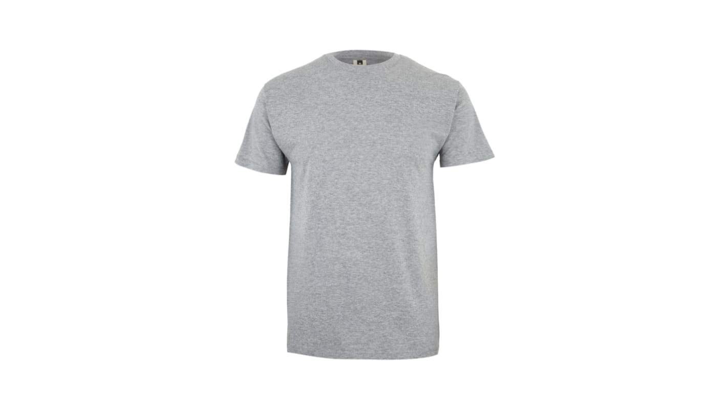 T-shirt 85% cotone, 15% viscosa Grigio erica 3XL Corto