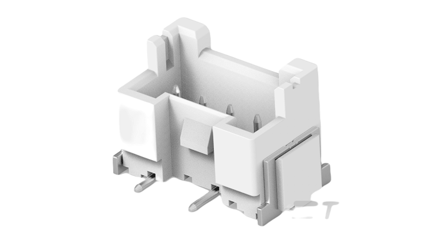 TE Connectivity 2365497 Series Straight PCB Mount PCB Header, 4 Contact(s), 2.5mm Pitch, 1 Row(s)