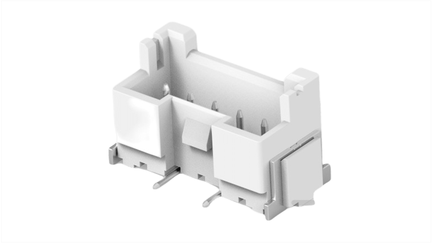 TE Connectivity 2365497 Series Straight PCB Mount PCB Header, 5 Contact(s), 2.5mm Pitch, 1 Row(s)