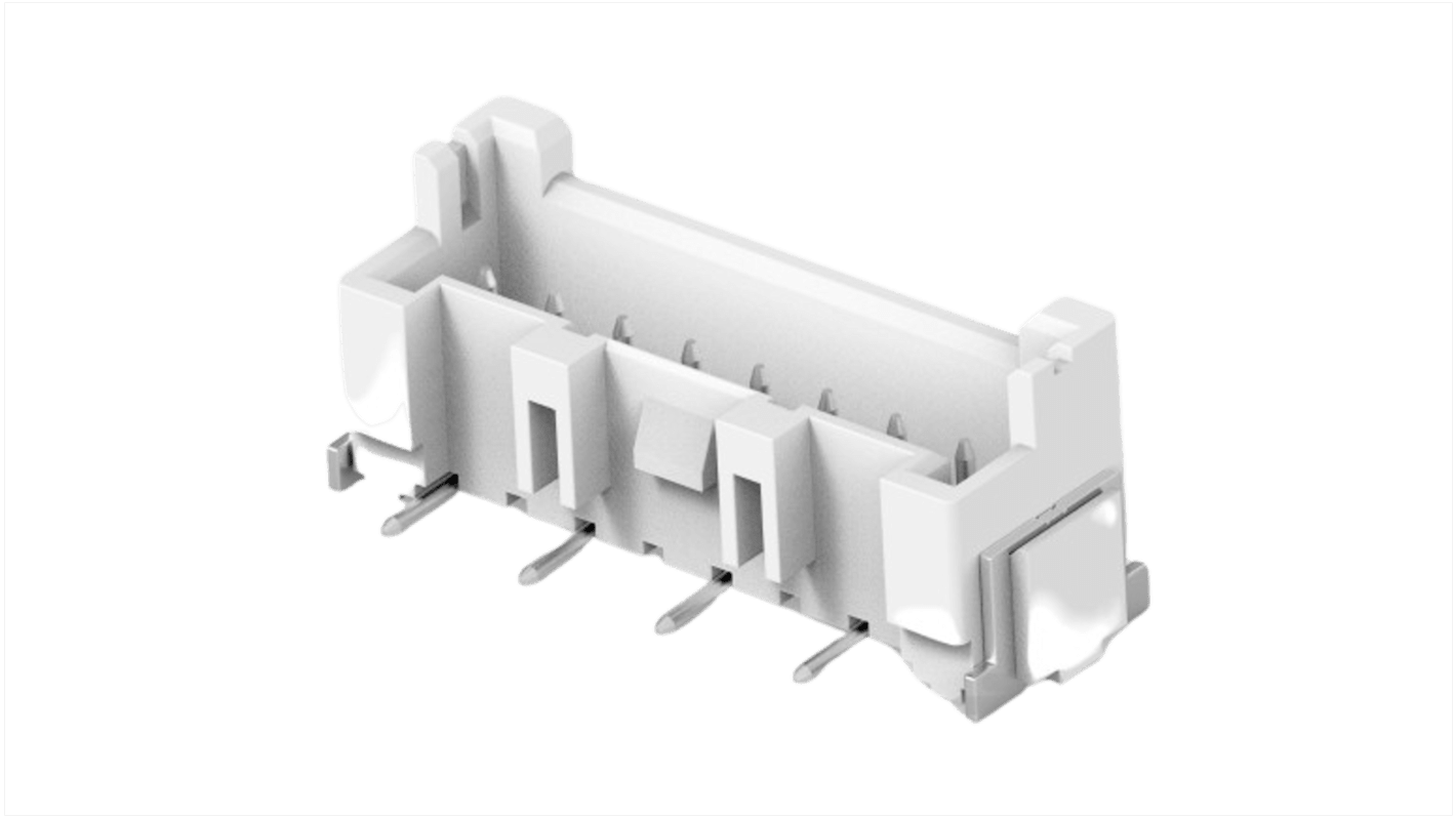 TE Connectivity 2365497 Series Straight PCB Mount PCB Header, 8 Contact(s), 2.5mm Pitch, 1 Row(s)