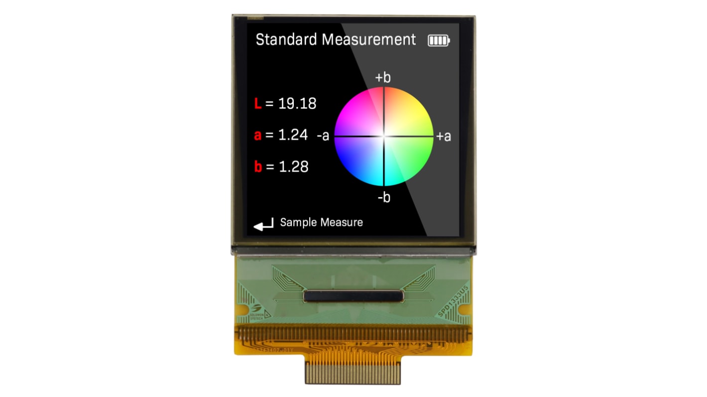 NEWHAVEN DISPLAY INTERNATIONAL 1.91in Full Colour Passive matrix OLED Display 176 x 176pixels PCB Mount I2C, Parallel,