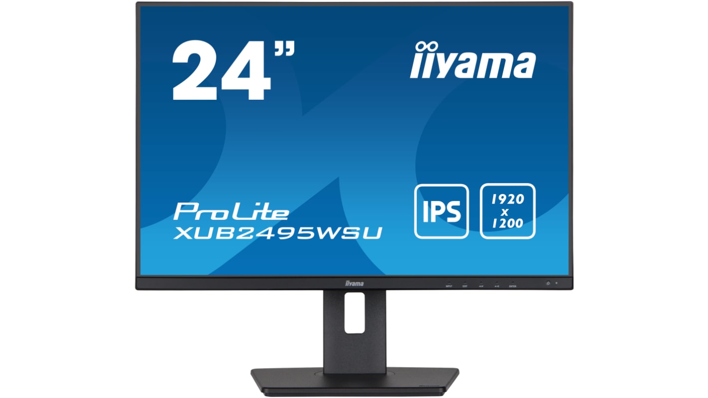iiyama ProLite 24in LCD Monitor, 1920 x 1200