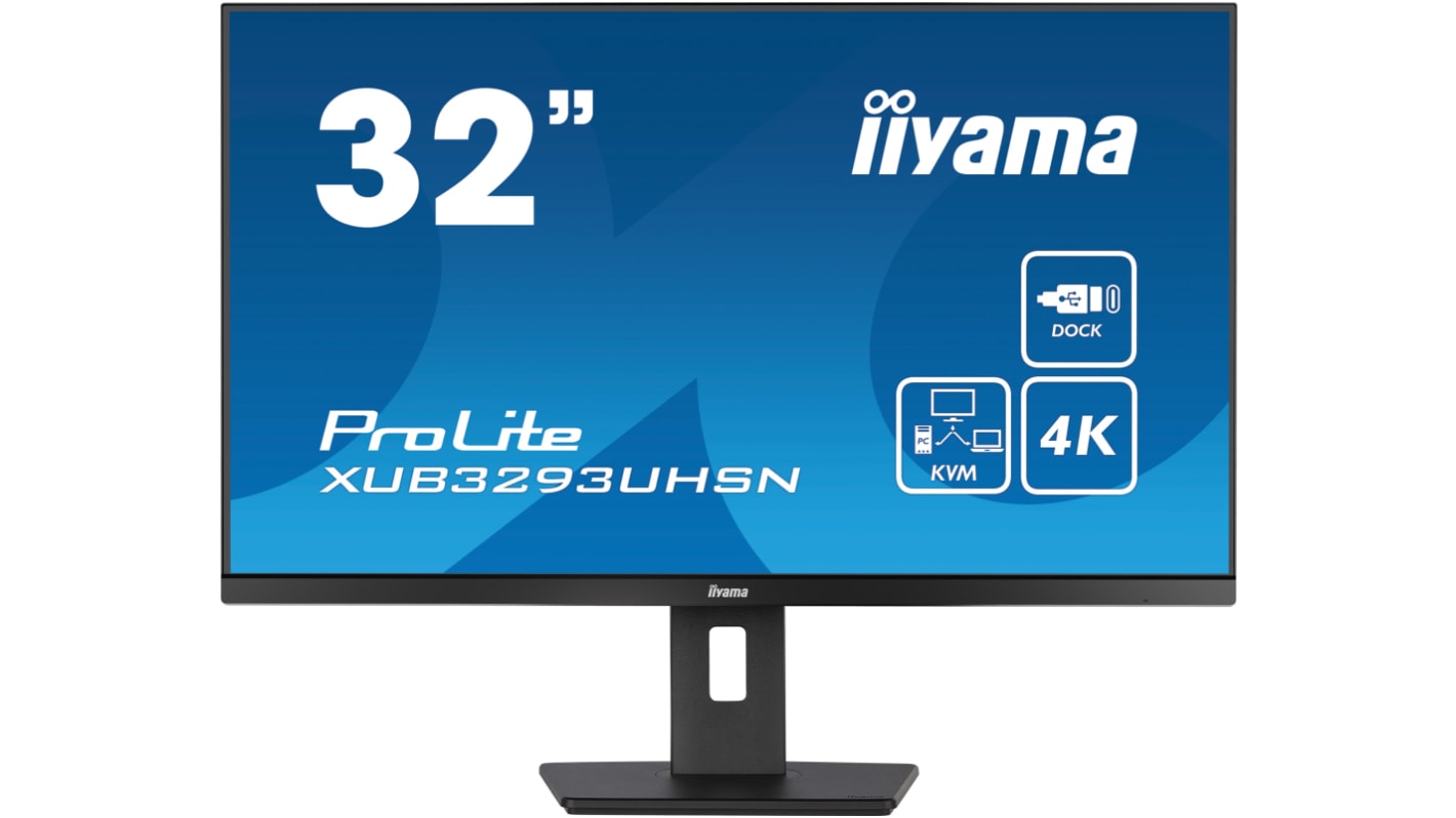 iiyama ProLite 32in LED Monitor, 3840 x 2160