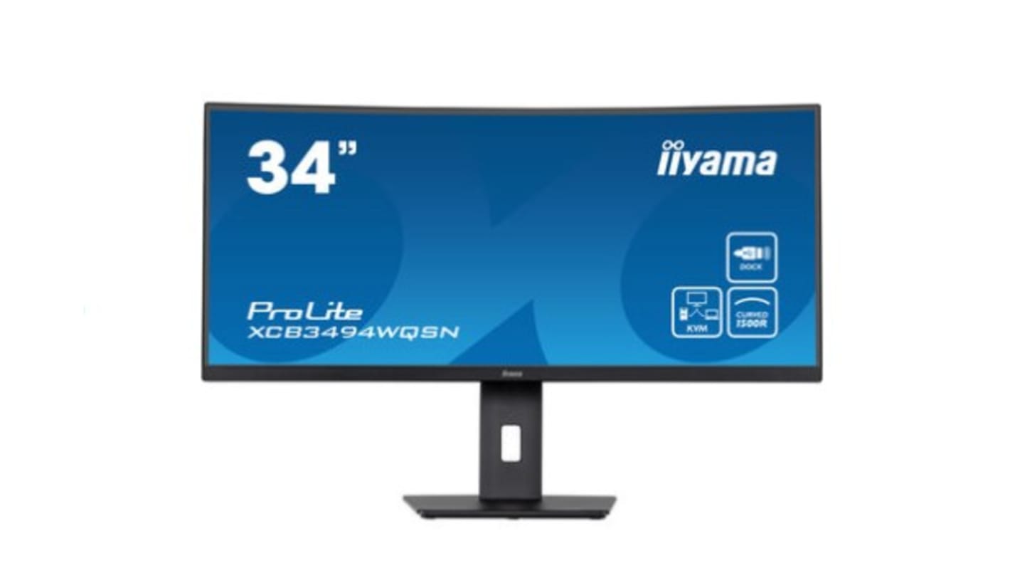 iiyama ProLite 34in LCD Monitor, 3440 x 1440