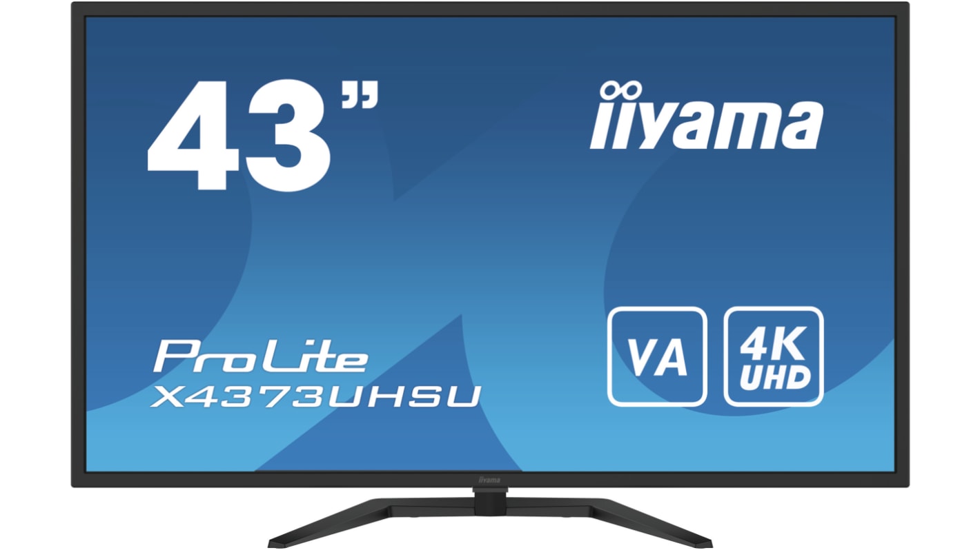 Monitor, 43cal, 3840 x 2160 ProLite, iiyama