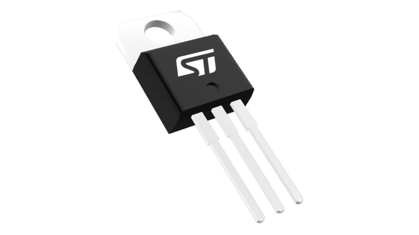 Transistor NPN STMicroelectronics, 3 Pin, TO-220, 2 A, 115 V, , Montaggio su foro