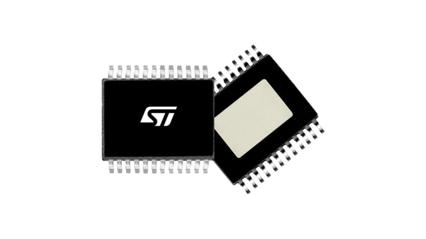 Switch di alimentazione CI STMicroelectronics High side, 4 canali, PotenzaSSO-24, 24 pin, 36 V, 0.6A