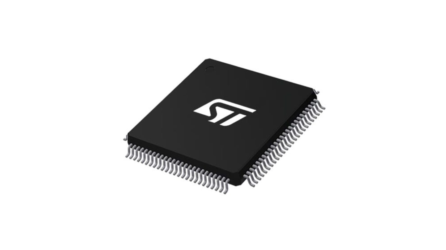 STMicroelectronics STM32单片机, ARM Cortex M33内核, 100针, LQFP, 最大160MHz, 4 兆字节 闪存