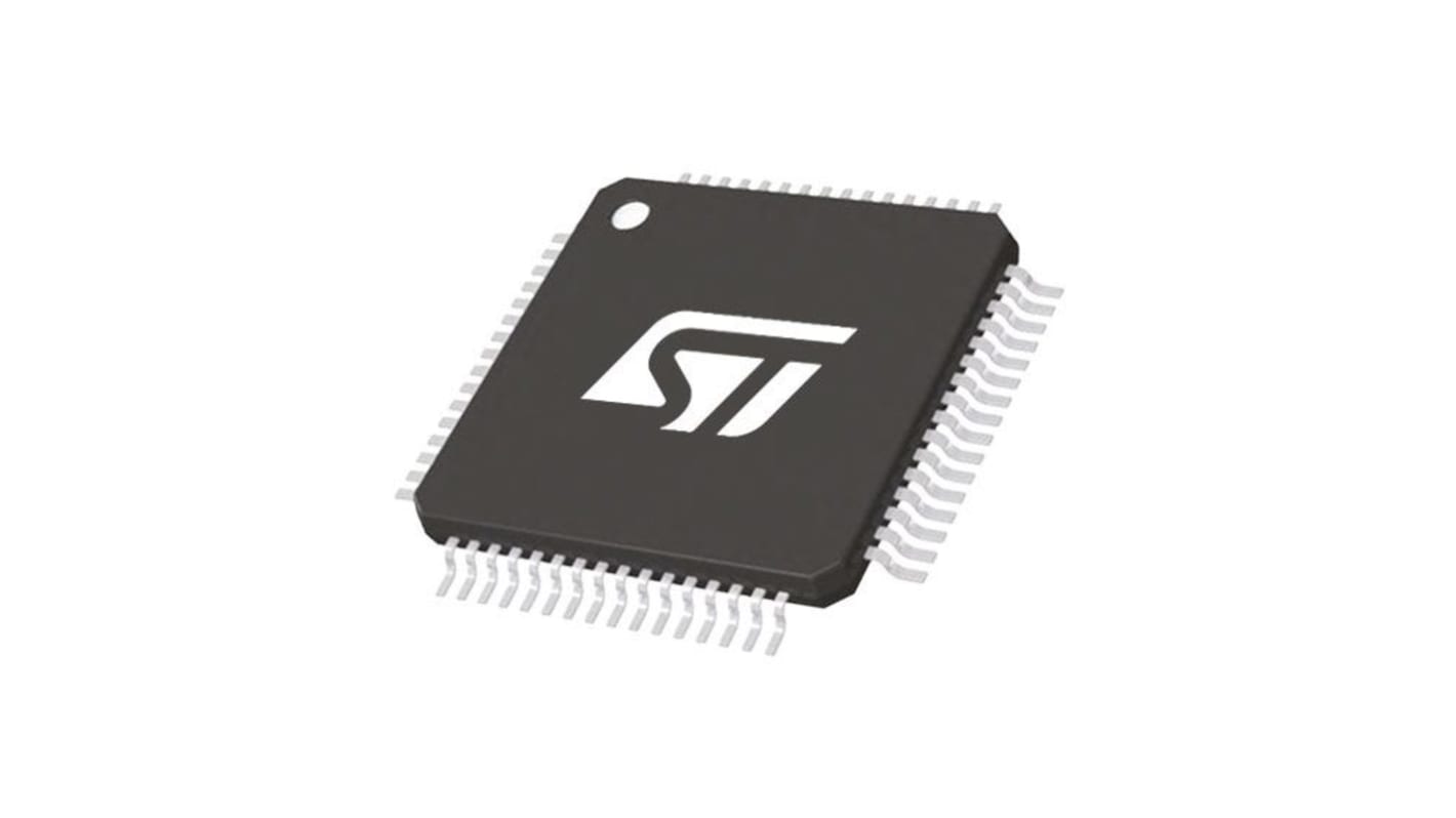 STMicroelectronics STM32U5A5RJT6, 32bit ARM Cortex M33 Microcontroller, STM32, 160MHz, 4 Mbyte Flash, 64-Pin LQFP