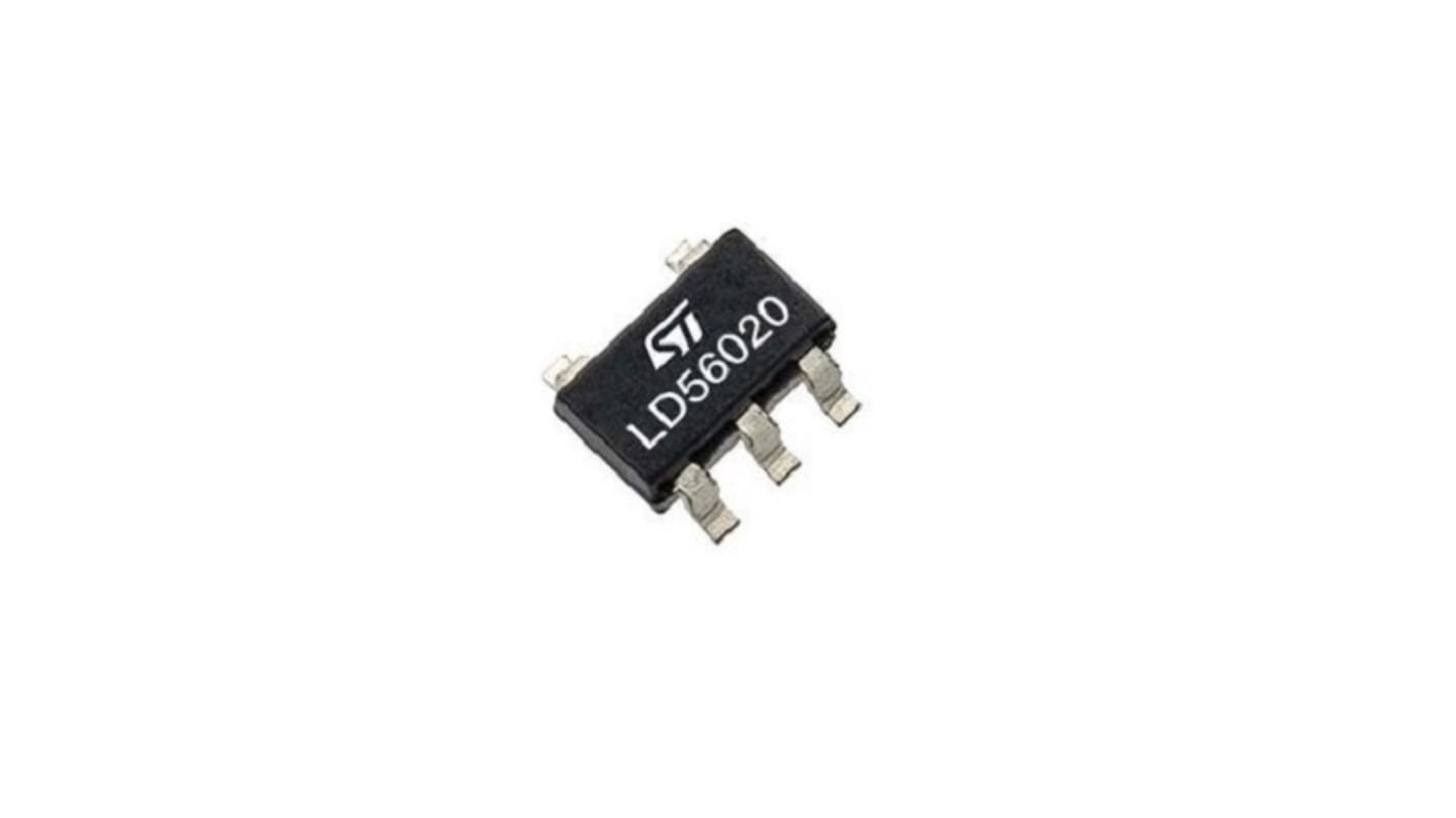 STMicroelectronics LDO稳压芯片, 1.2 V输出, 200mA最大输出, 单路输出, SOT23-5L, 5针