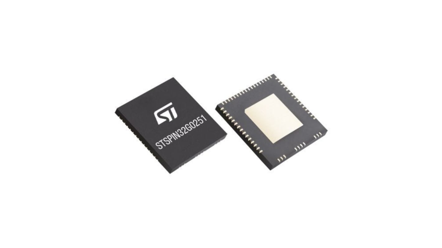 STMicroelectronics STSPIN32G0251Q, 200/350 mA, 20V 72-Pin, QFN 10x10 72L