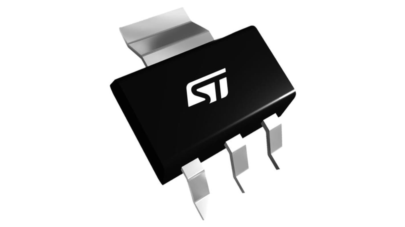 STMicroelectronics LDO稳压芯片, 3.3 → 24 V输出, 800mA最大输出, 单路输出, DPAK, 8针