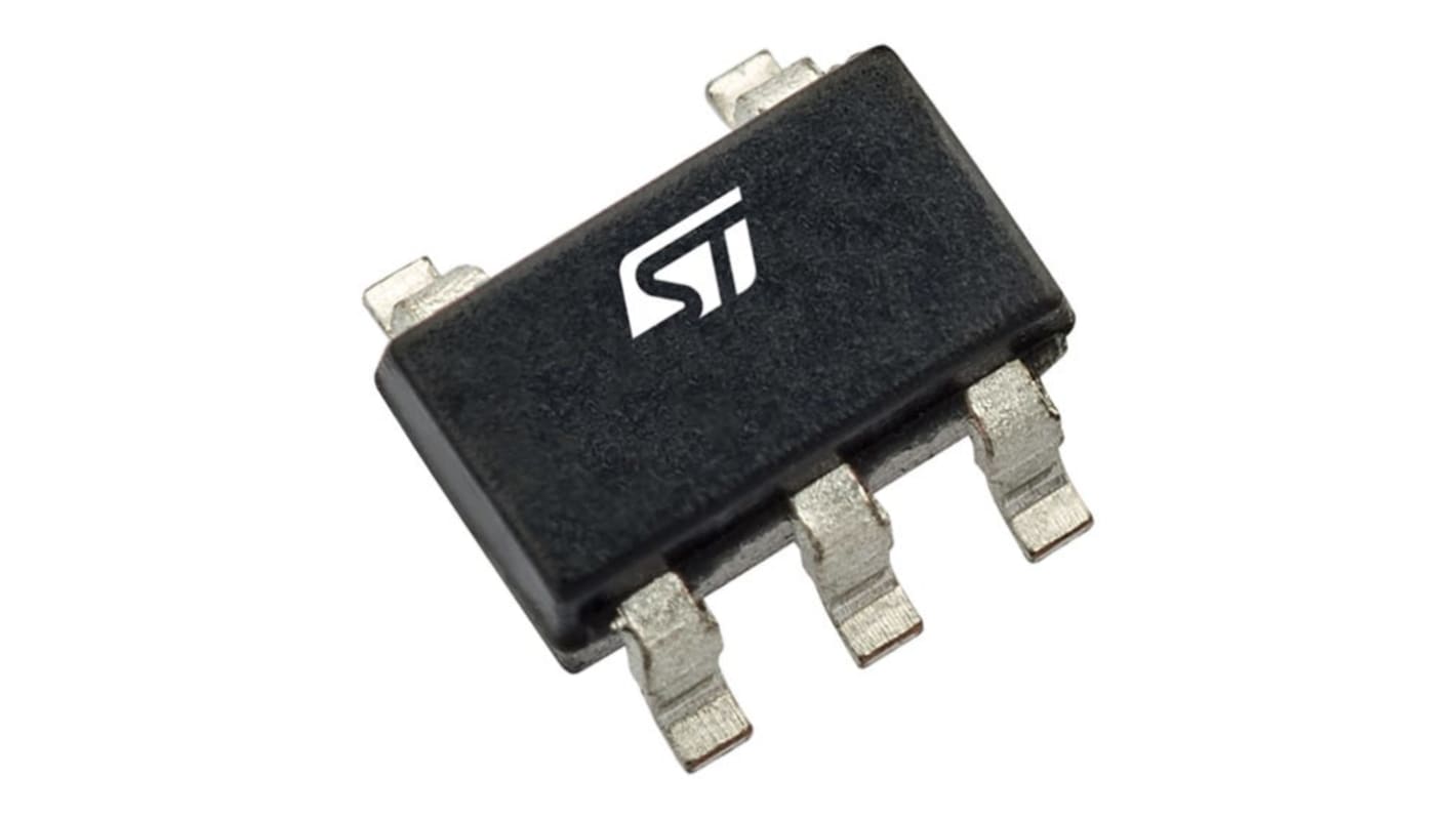 STMicroelectronics 线性稳压芯片, 3.3 V输出, 50mA最大输出, 单路输出, SOT23-5L, 5针